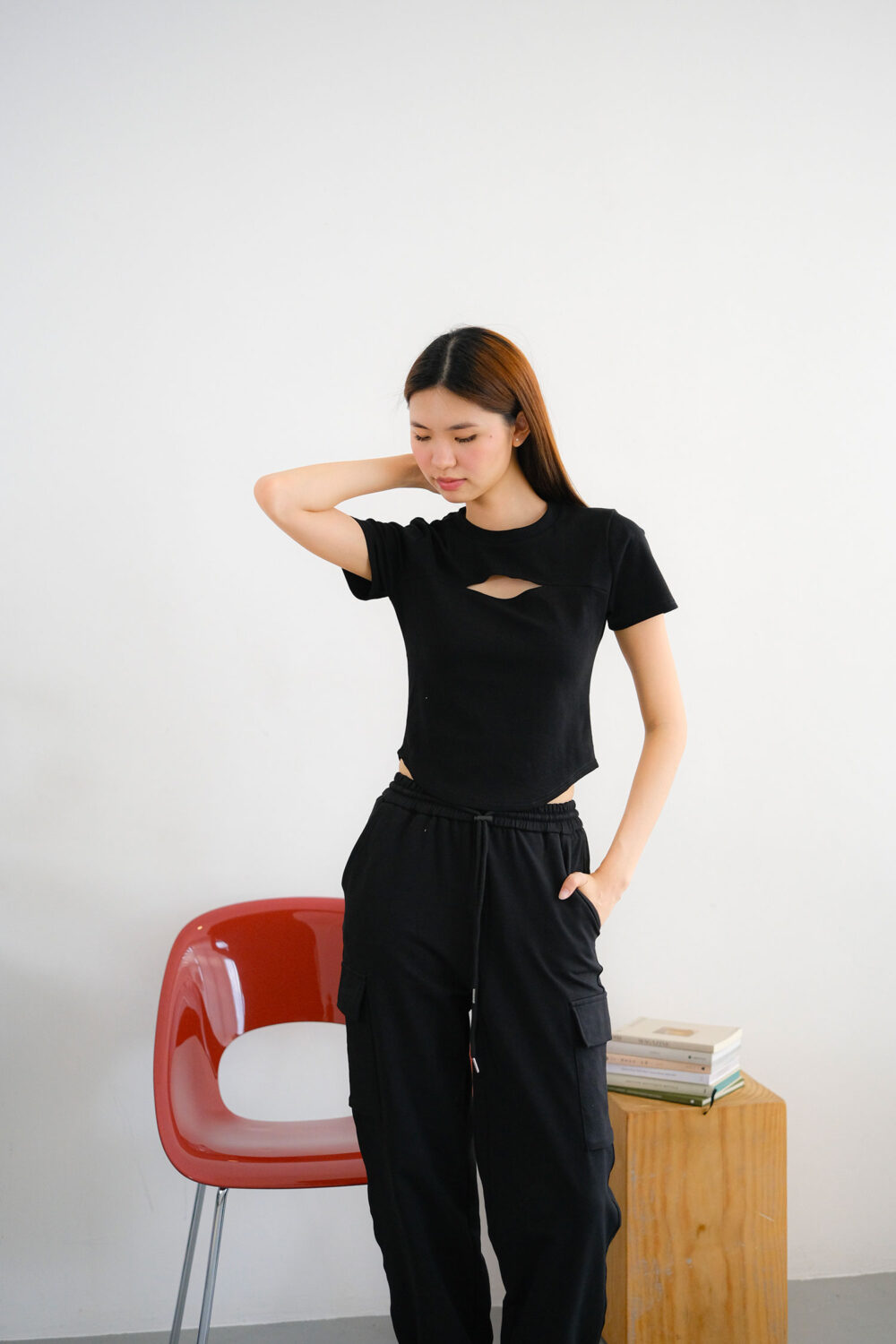 Hollow Open Hole T-shirt - Image 2
