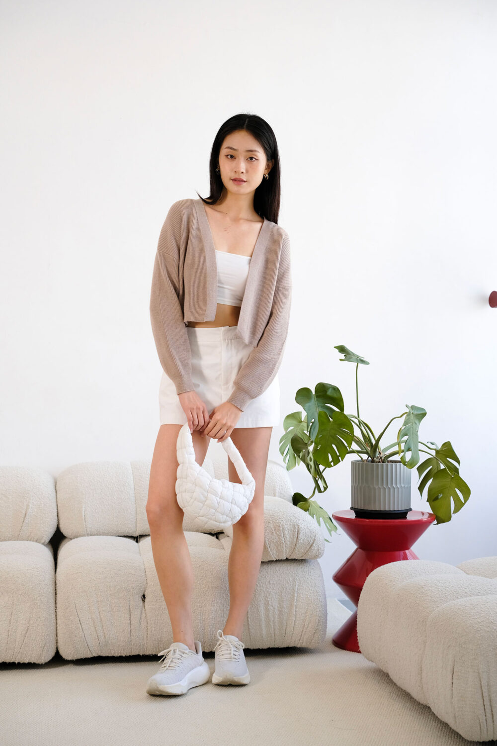 Knit Crop Cardigan - Image 2