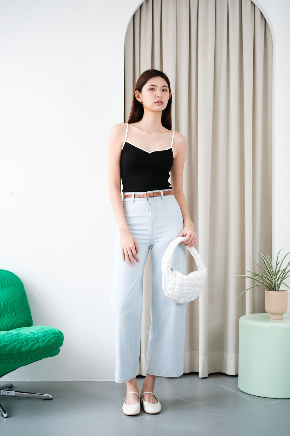 Denim Culottes Pants - Image 13