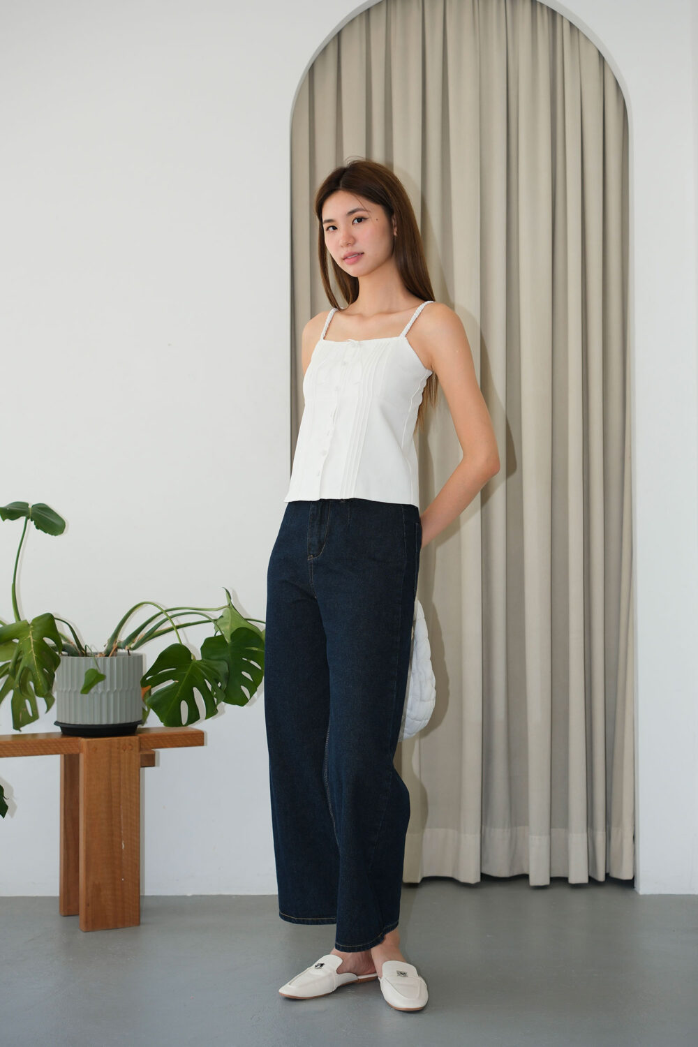 Denim Culottes Pants - Image 9