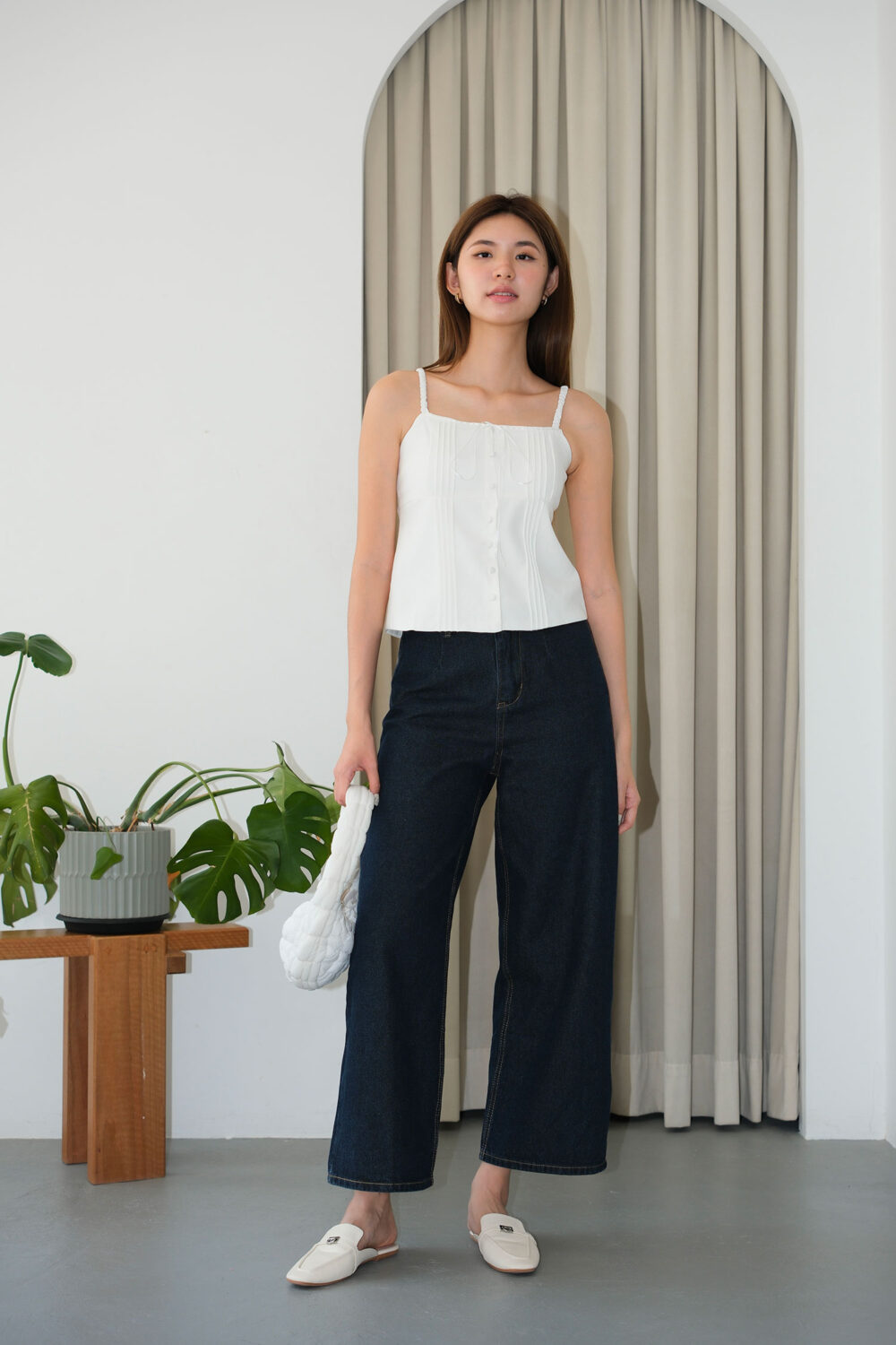Denim Culottes Pants - Image 10