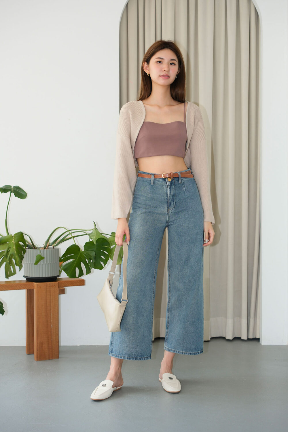 Denim Culottes Pants - Image 3