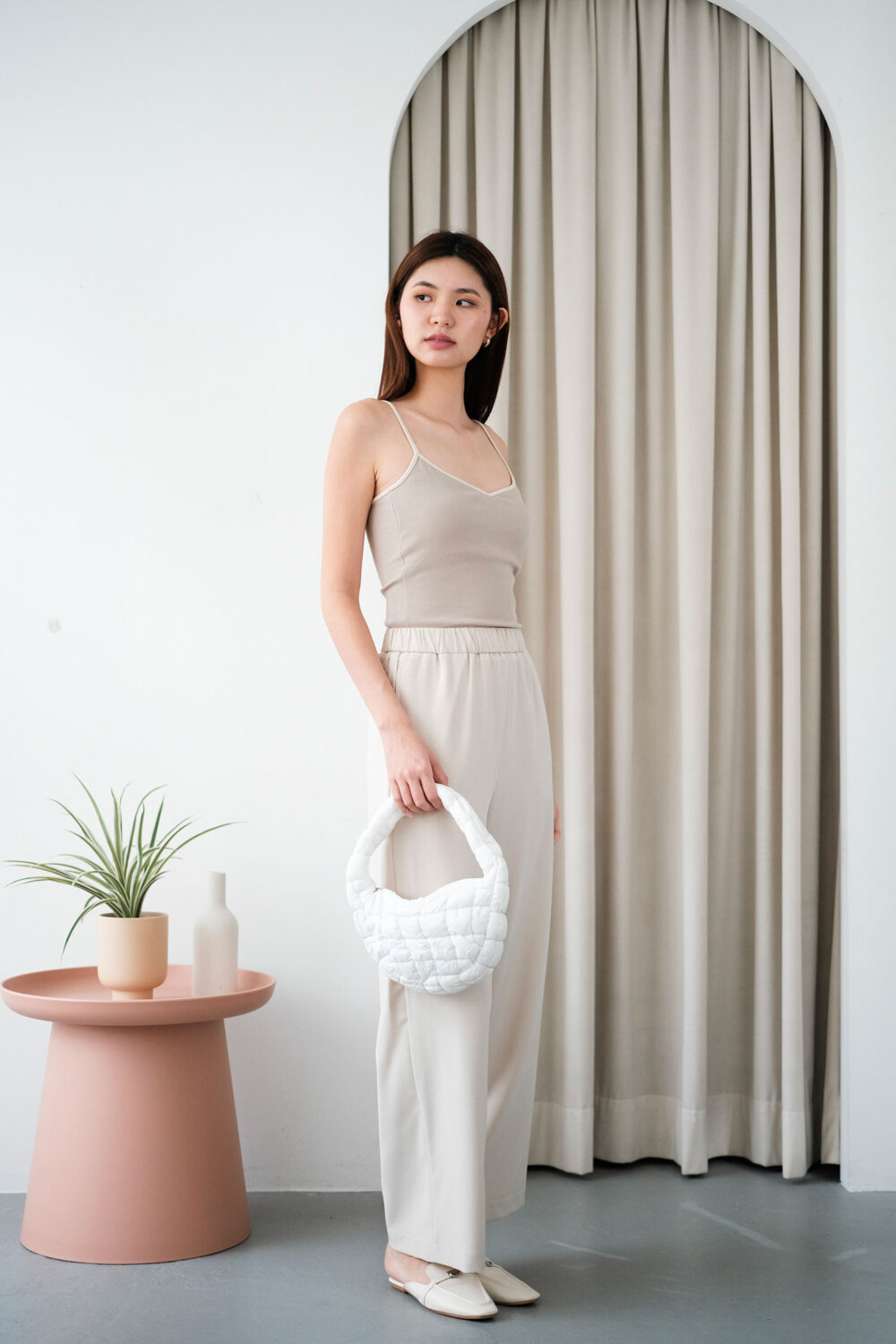 Contrast Trim Padded Tank Top - Image 6
