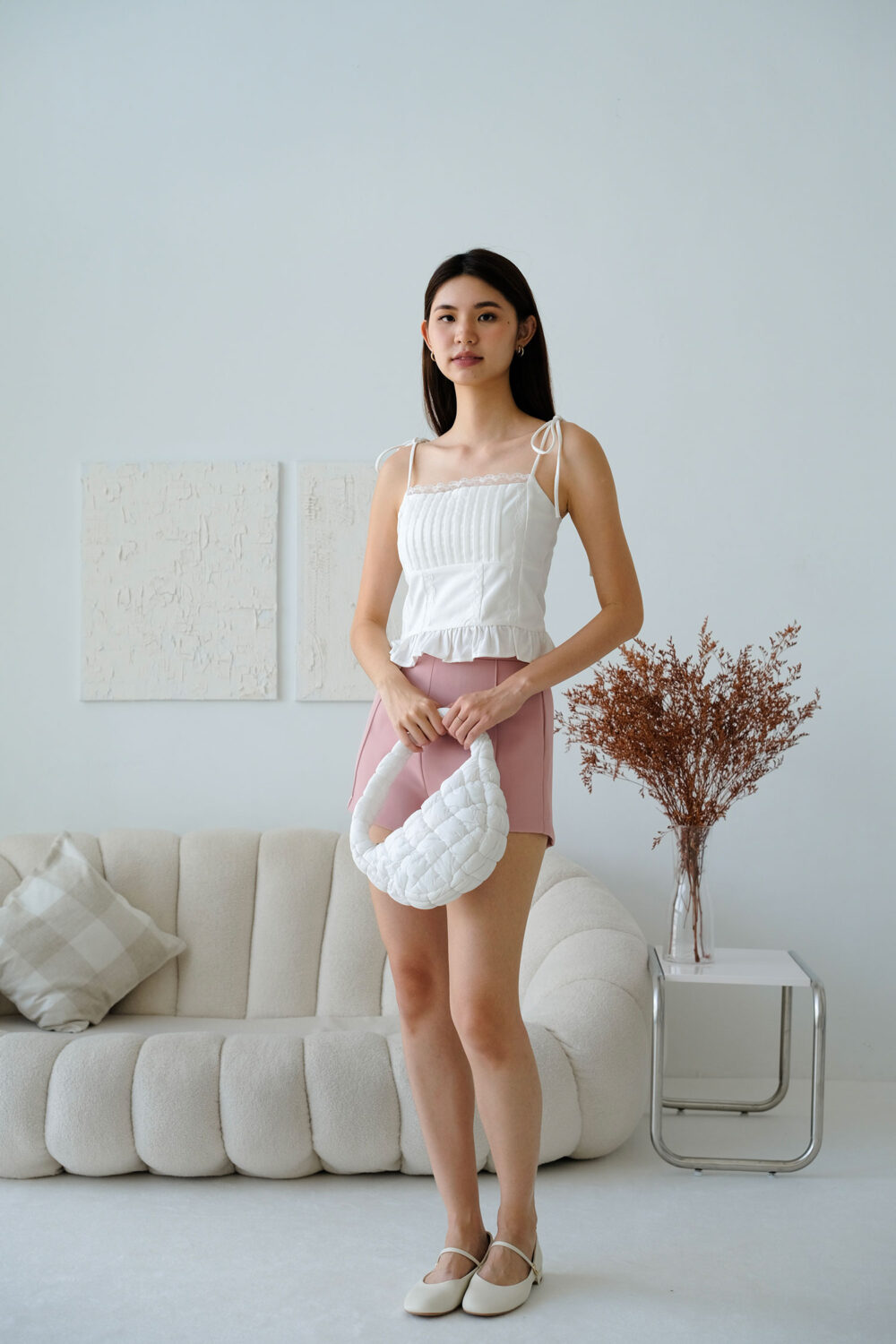 Lace Trim Padded Croptop - Image 6