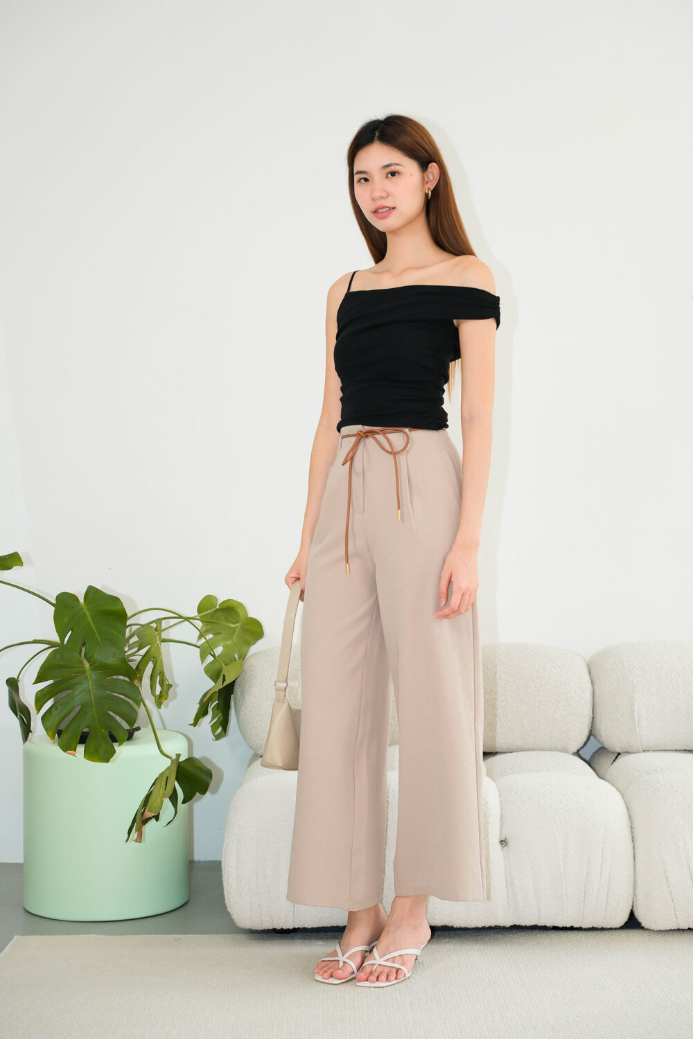Rope Belt Pants