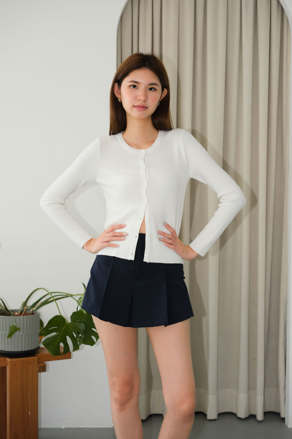 Open Button Cardigan - Image 11