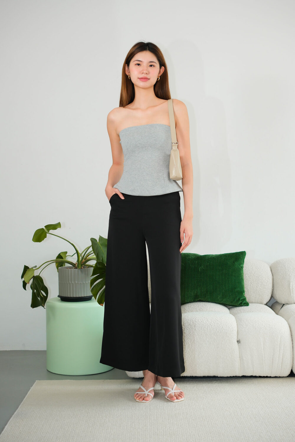 Vertical Wide Leg Pants - Image 9