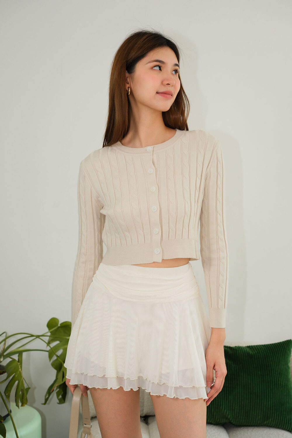 Cable Knit Cardigan - Image 4