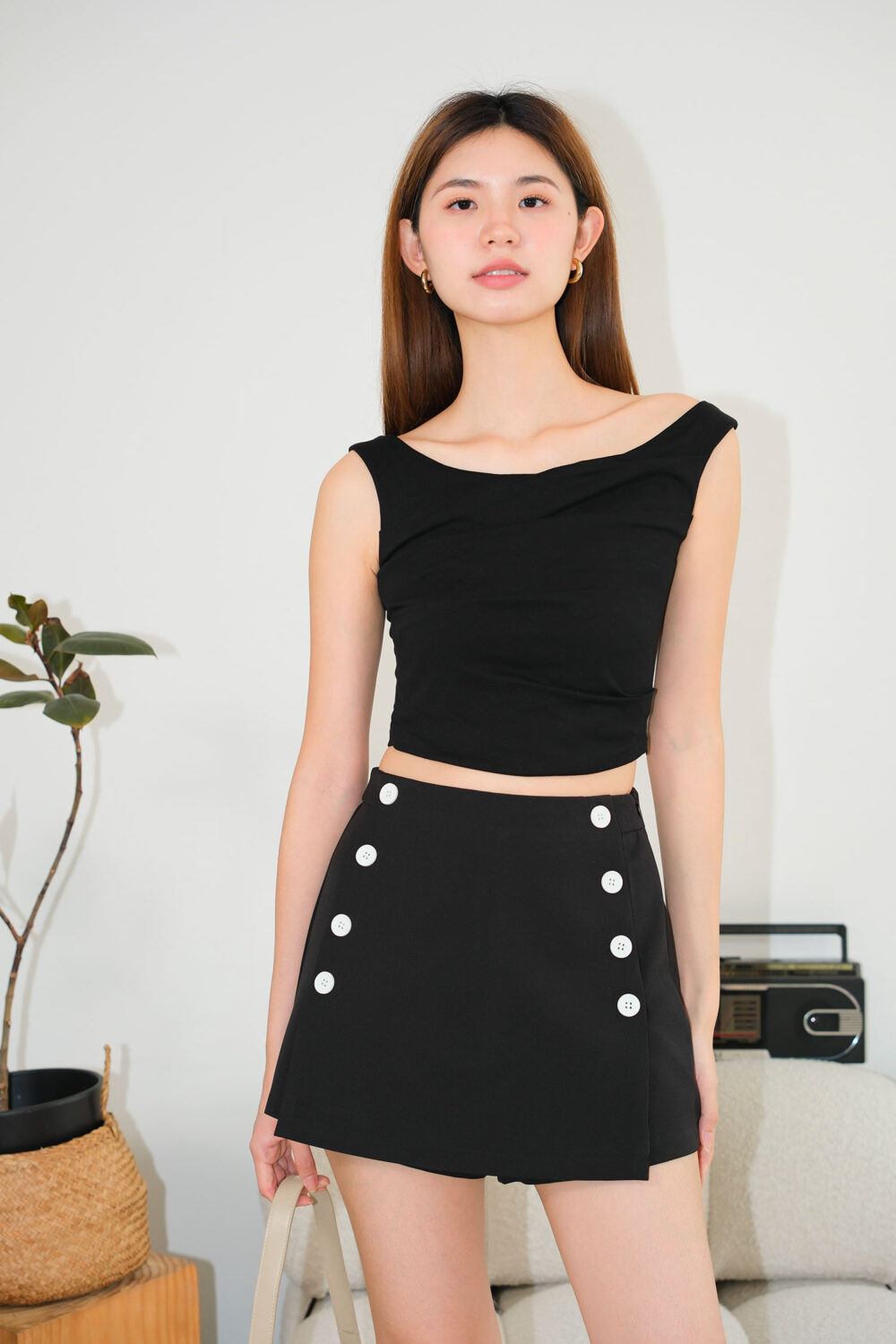 Buttoned Skort - Image 4