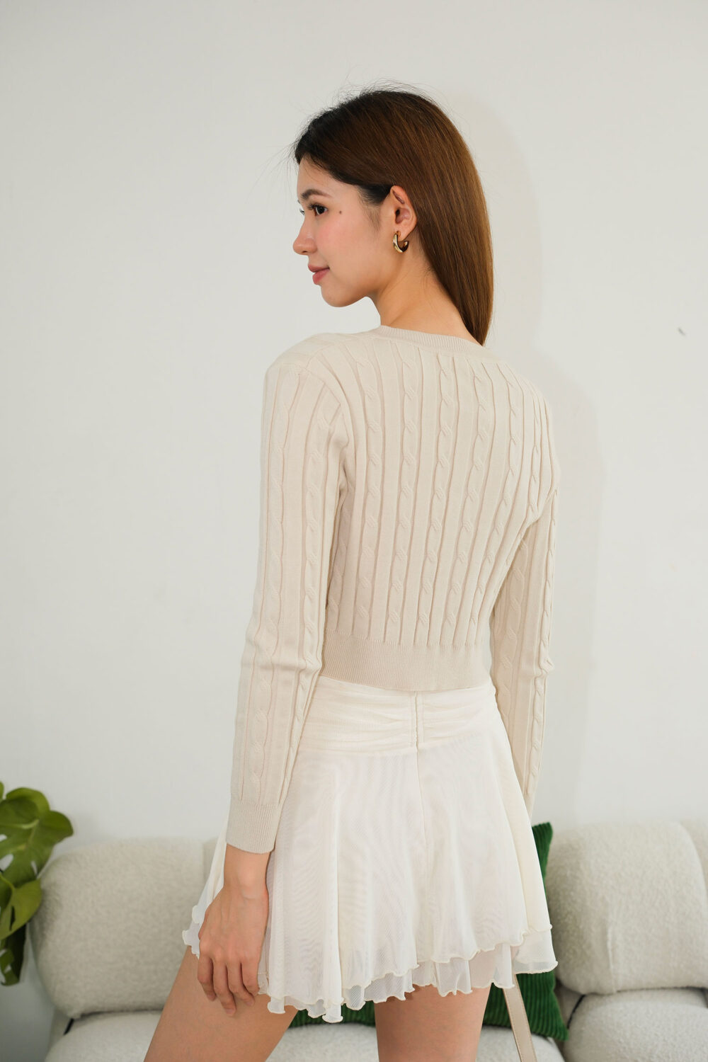 Cable Knit Cardigan - Image 5
