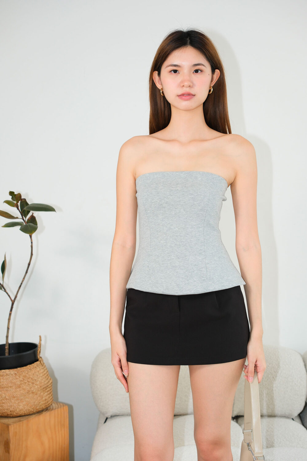 Crepe Golden Button Skort - Image 9
