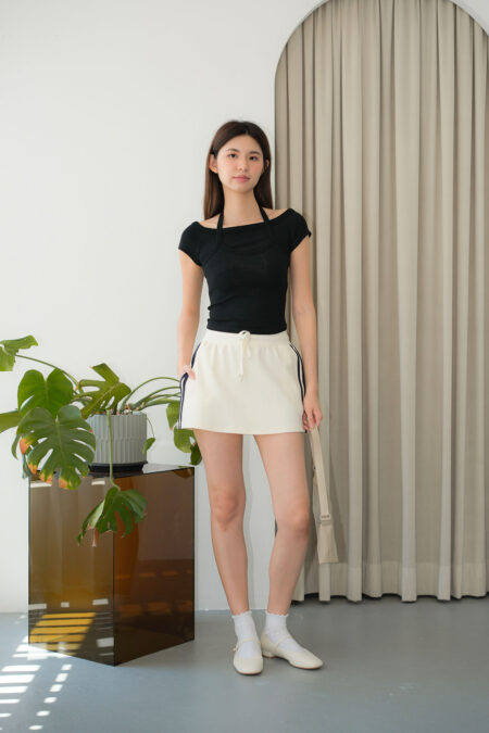 Drawstring Sporty Skirt