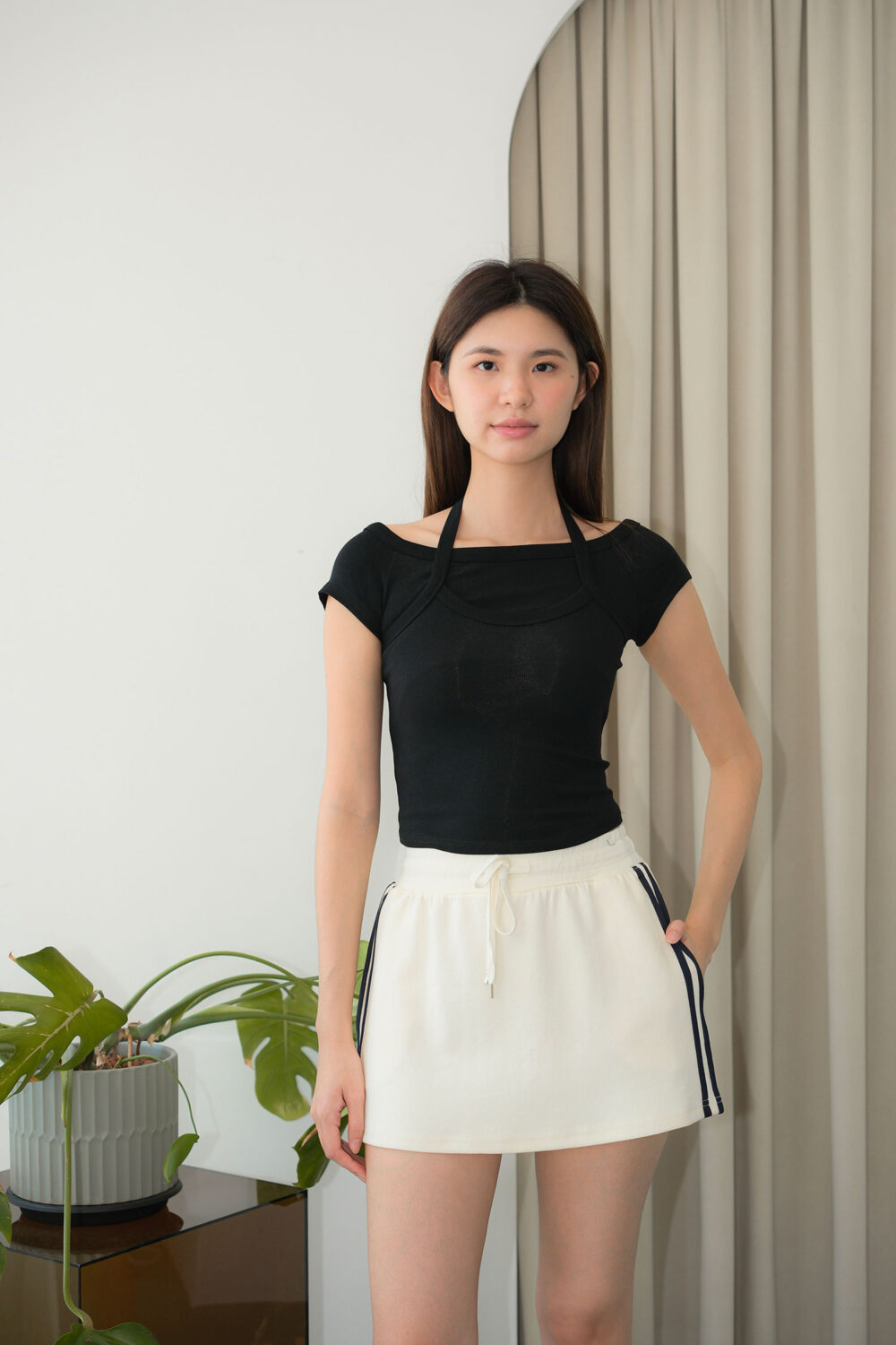 Drawstring Sporty Skirt - Image 5