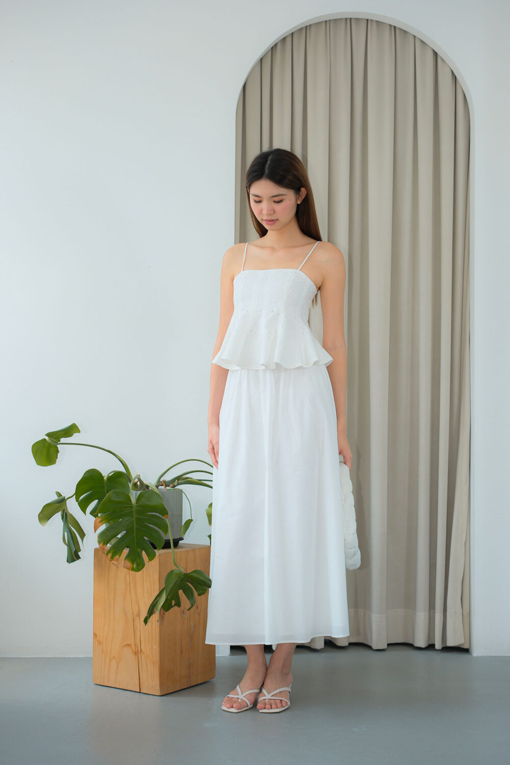 Embroidered Strap Top - Image 3