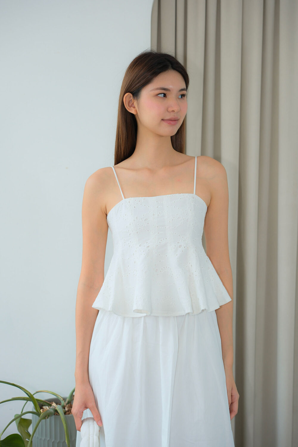 Embroidered Strap Top - Image 5