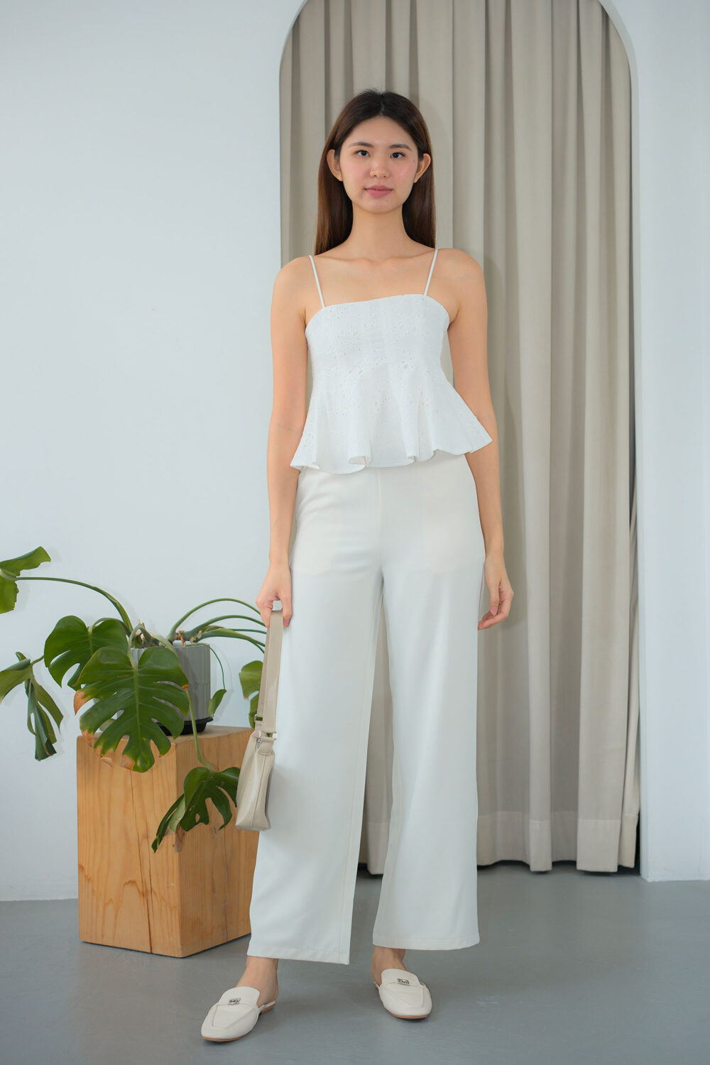 Embroidered Strap Top - Image 7