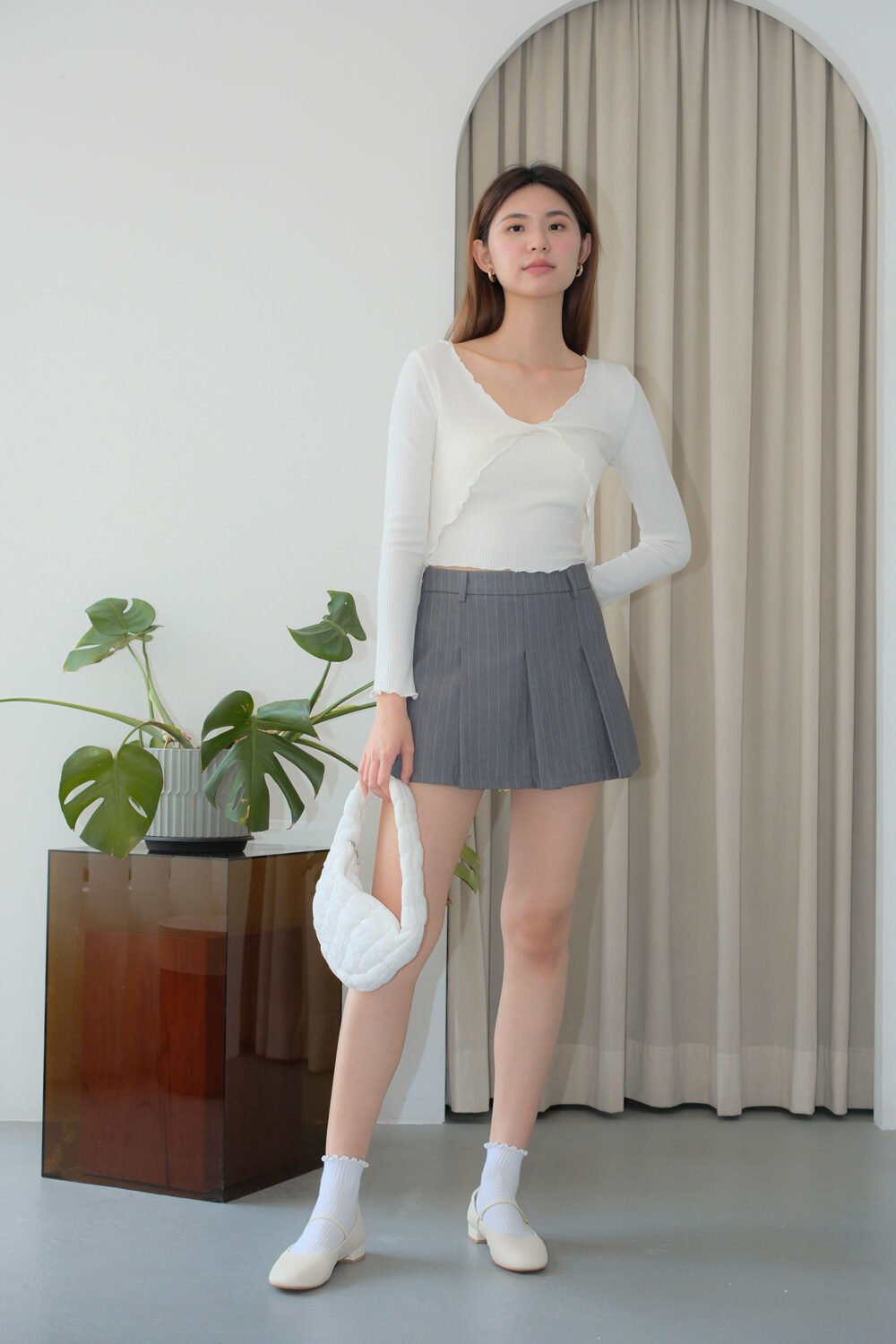Ribbed Padded Croptop - Image 7