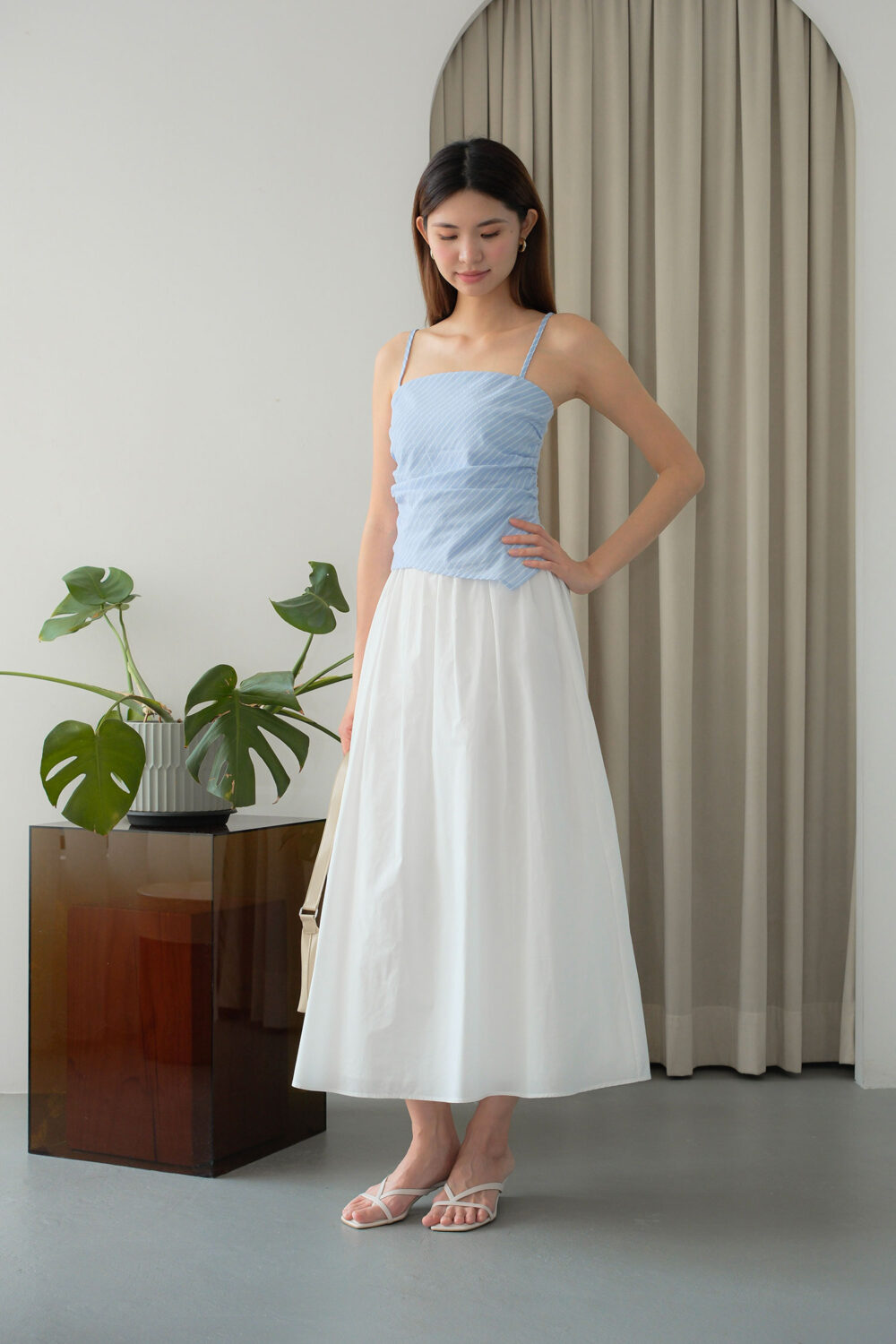 Stripped Asymmetrical Ruched - Image 3