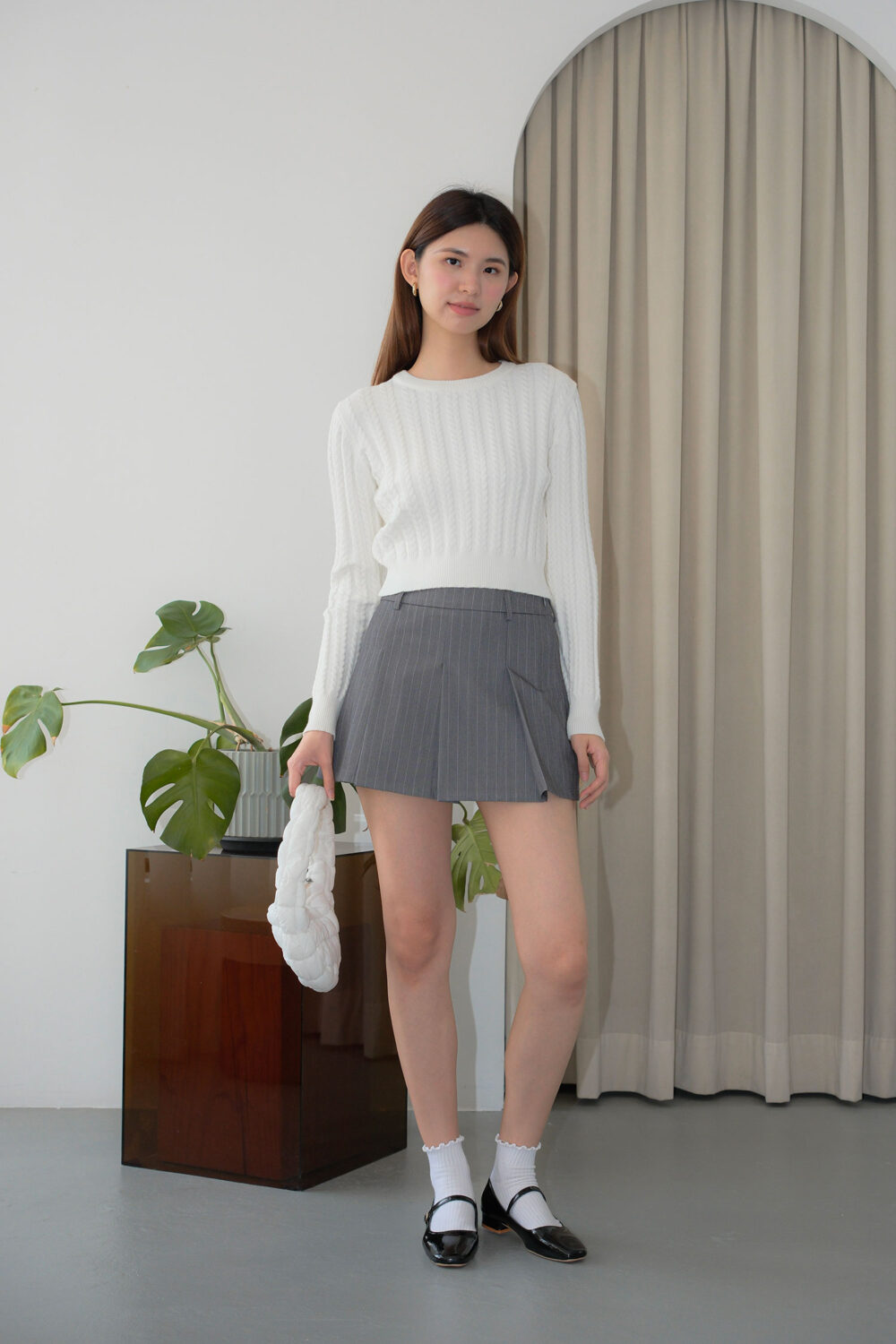 Cable Knit Sweatshirt - Image 5