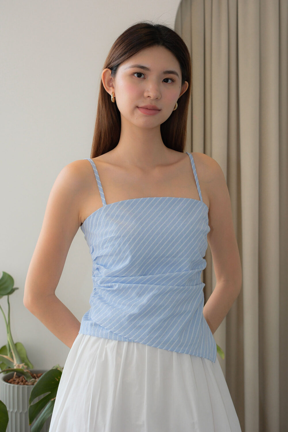 Stripped Asymmetrical Ruched - Image 4