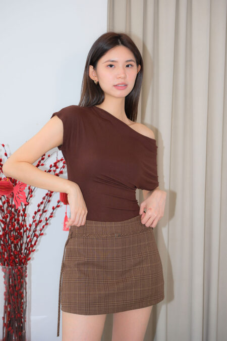 Asymmetric Off Shoulder Top