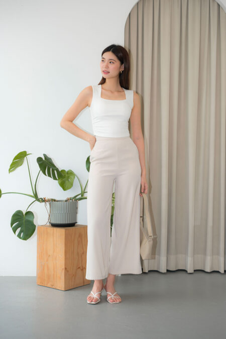 Square Neck Padded Croptop