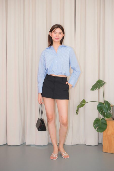 Open Button Skort