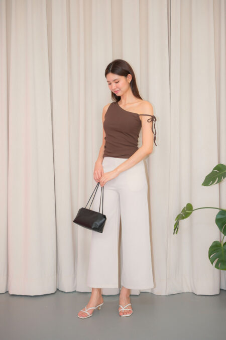 Side Tie String Padded Croptop