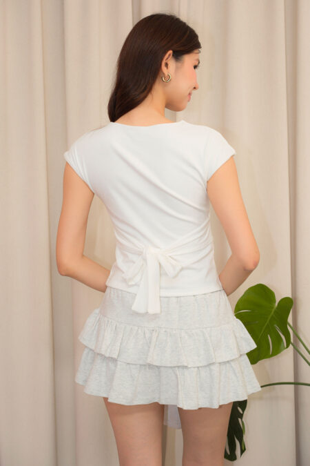 Cap Sleeve Side Tie Top